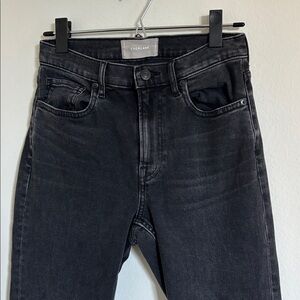 Everlane High Rise Kick Crop Grey Denim Jeans Size 27 R